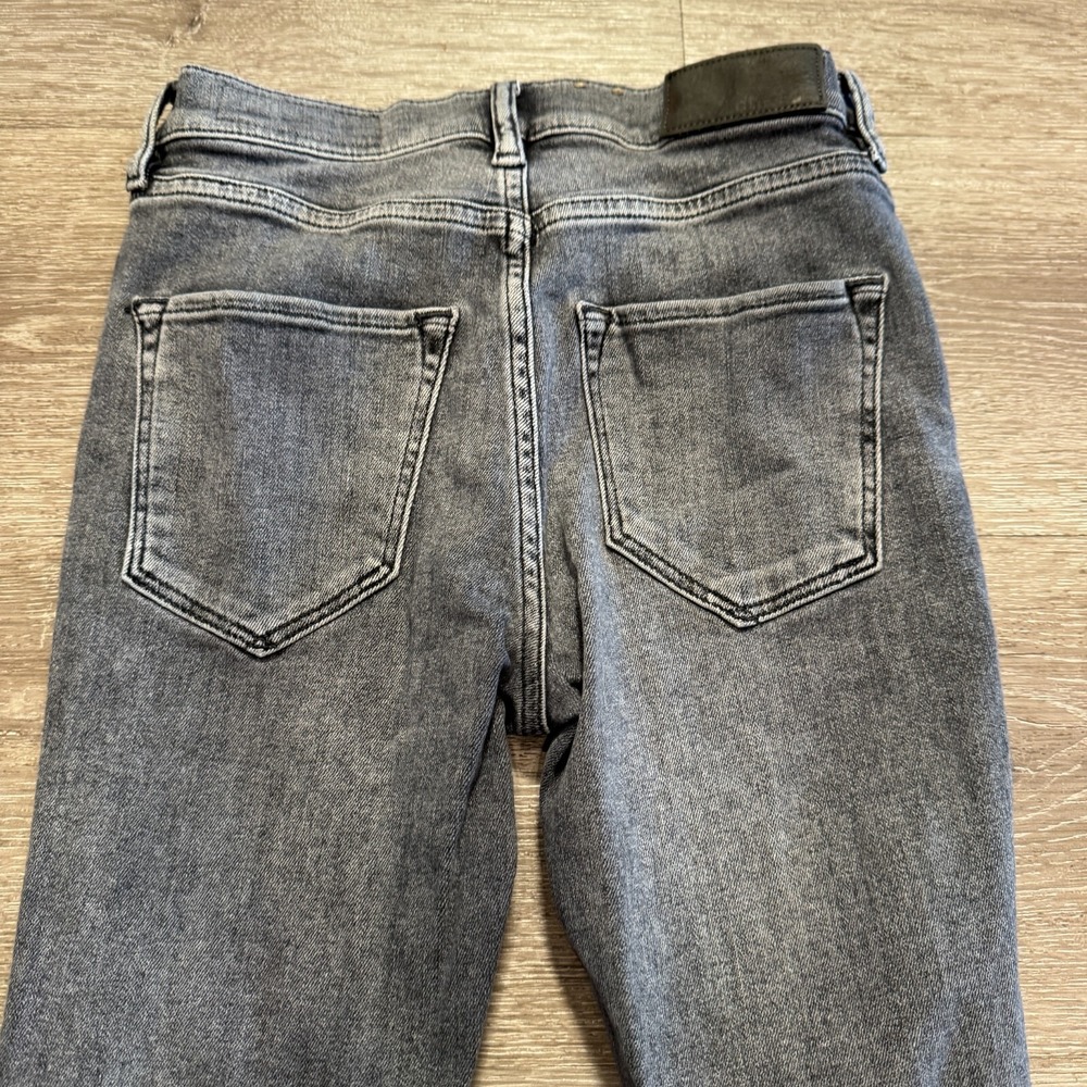 AllSaints Jeans Womens‎ 26 Gray Denim Eve Super Skinny 26x27 Cotton Stretch - Picture 5 of 11